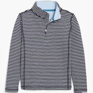 Striped Performance Half-Zip